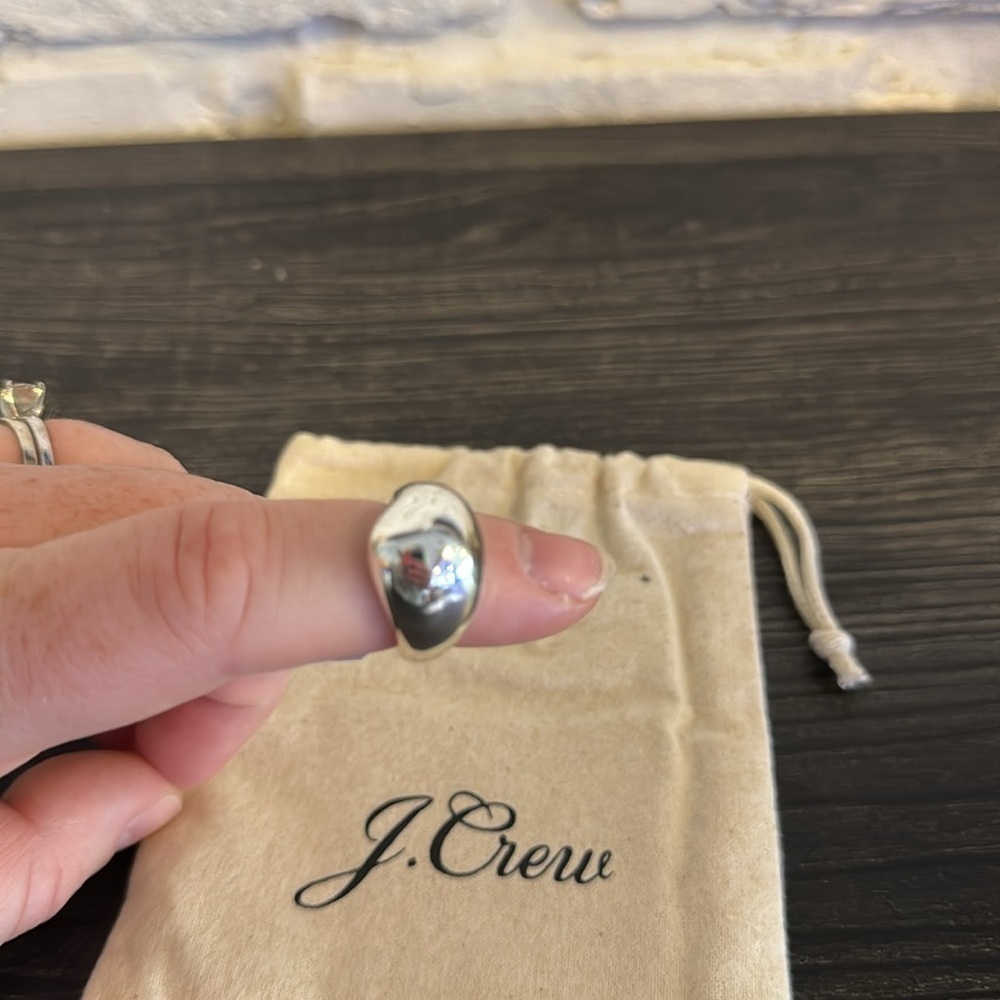 J. Crew Silver Ring